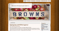 Desktop Screenshot of brownsorchardandcider.com